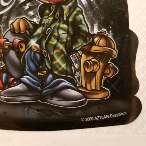 '00 Aztlan Graphics vending mach sticker holo Payaso - Picture 4 of 6